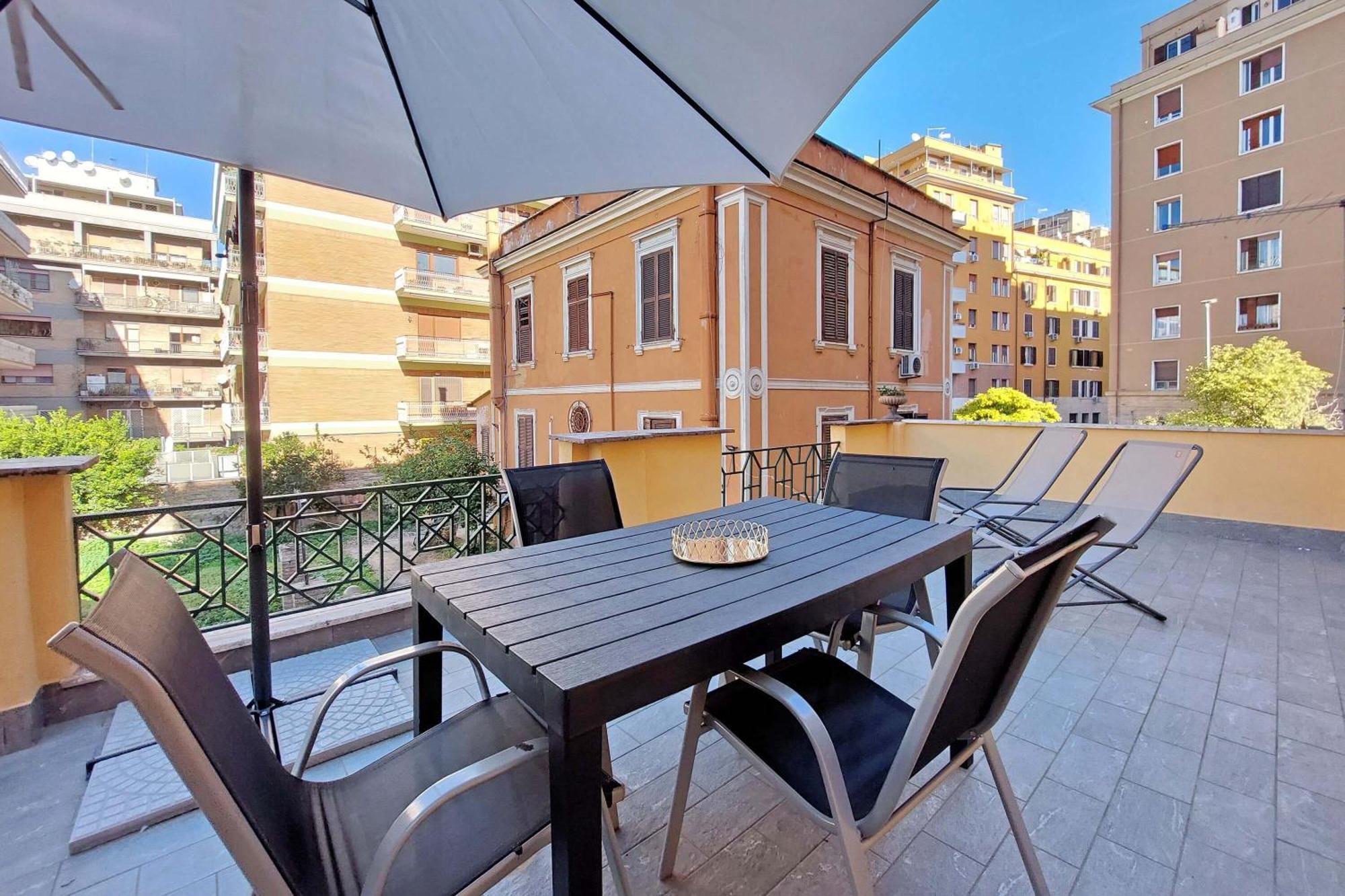 Mantellini Terrace Duplex Leilighet Roma