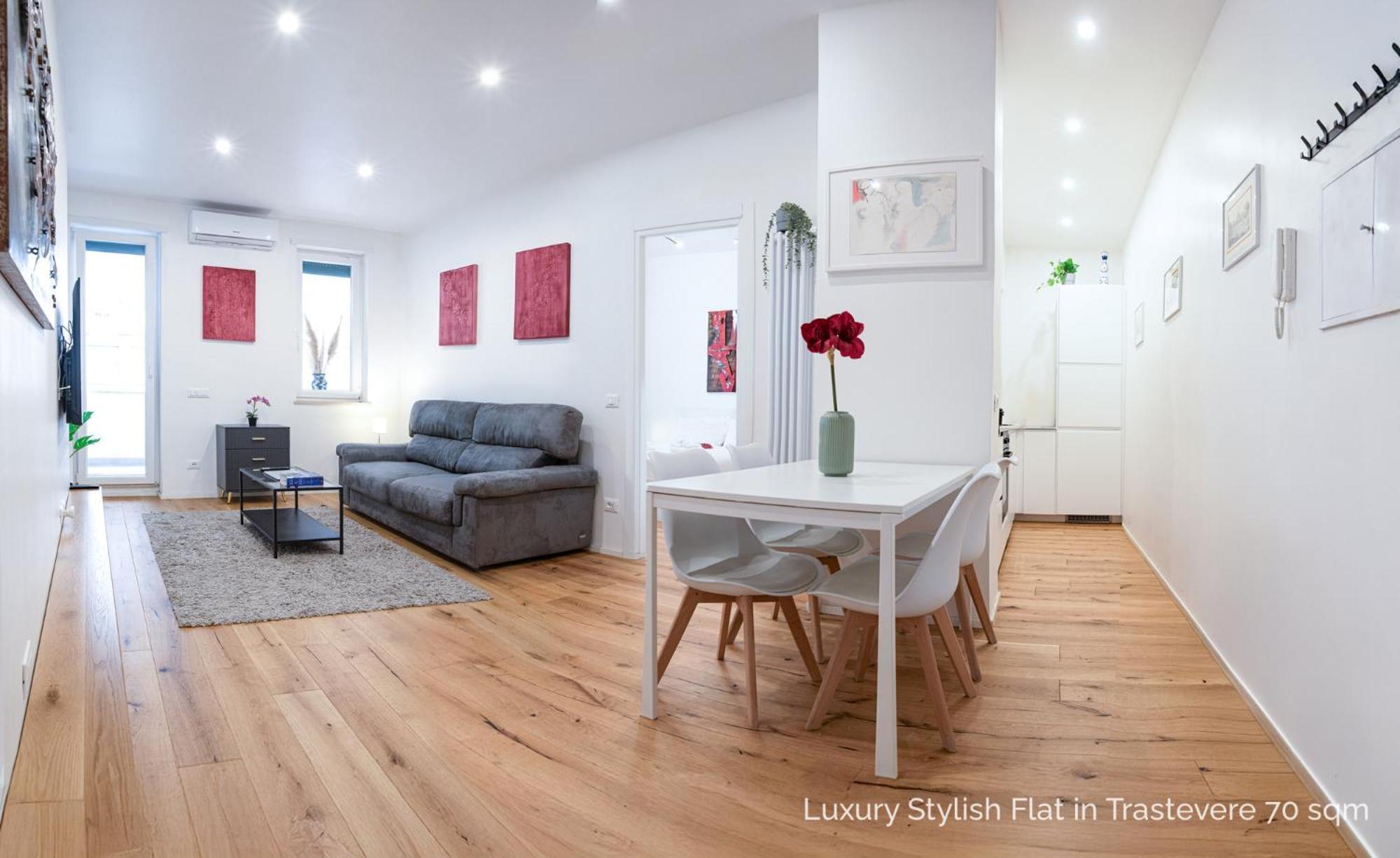 La Dolce - Luxury Stylish Flats In Trastevere 70-90sqm * Roma