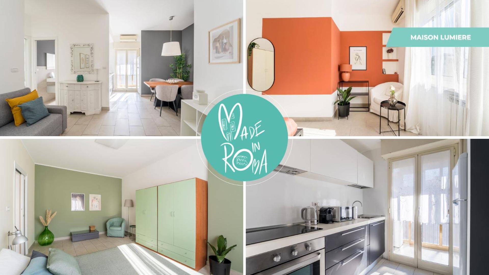 Maison Lumiere, Design 5 Min From Tiburtina Station
