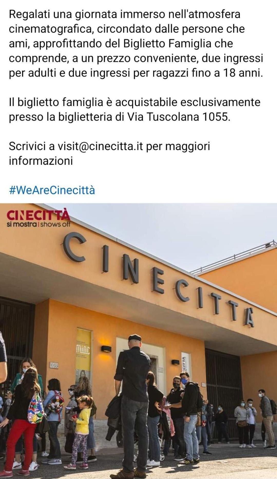 Tourist Rome, Cinecitta * Roma