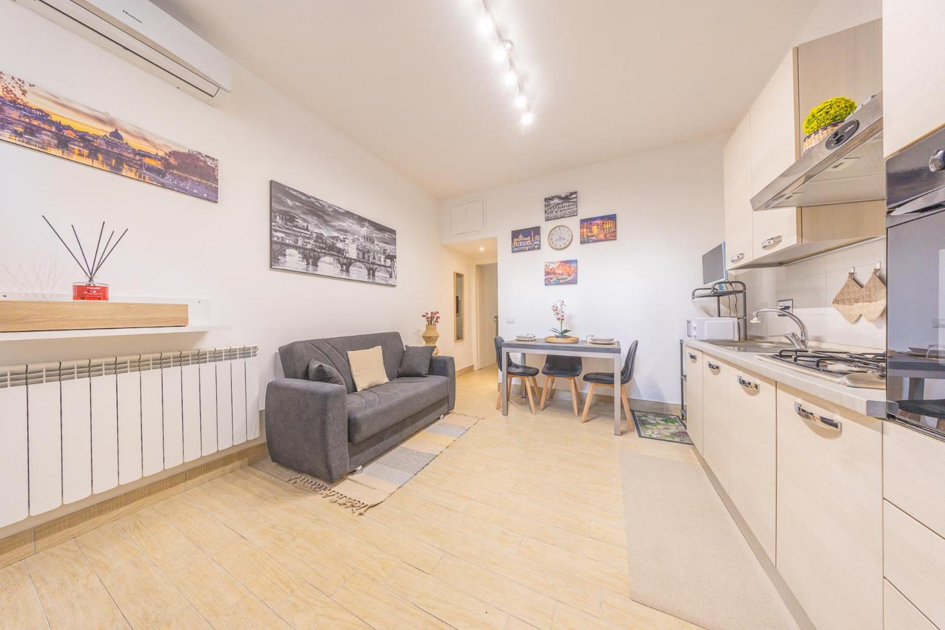 Bilocale Indipendente Con Terrazzo Esclusivo A Due Passi Dalla Metro Di Roma Apartment