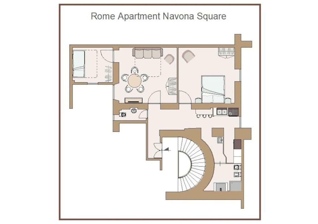 Navona Square Love Apartment *
